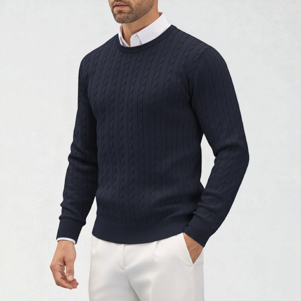 Dean – Men's Cable Knit Sweater