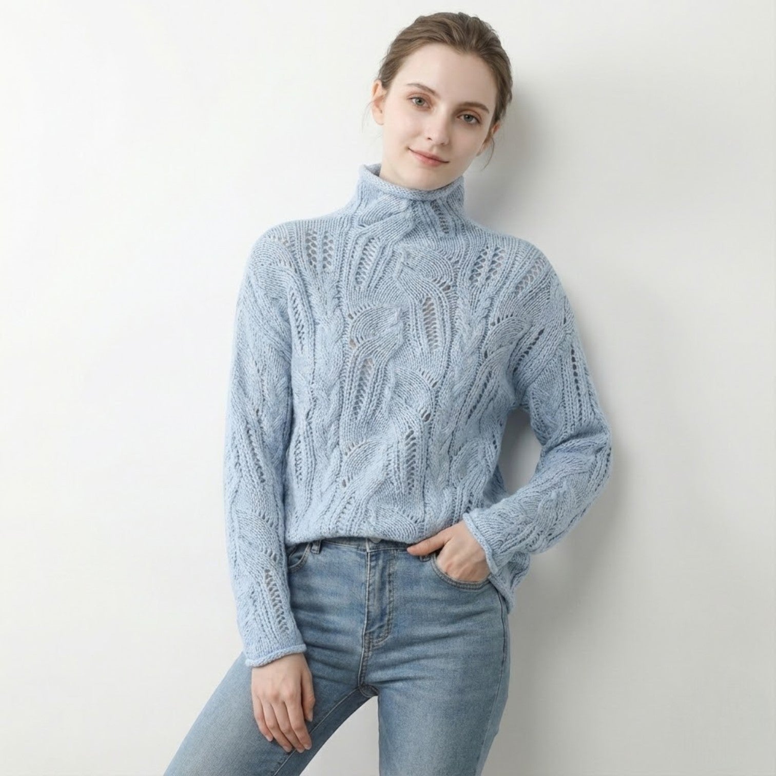 Mira – Women's Cotton Knit Sweater