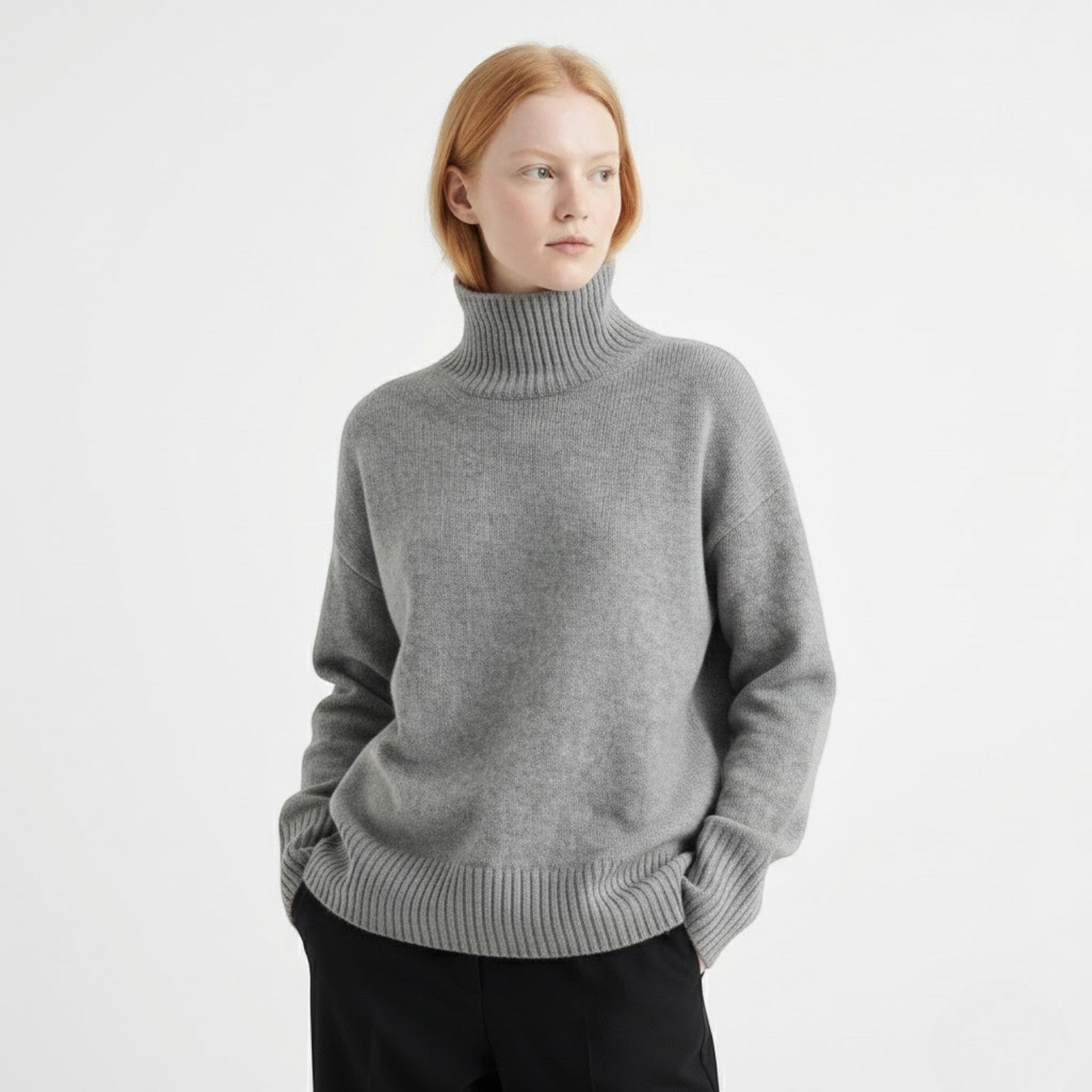 Sophie – Women's Wool Turtleneck Sweater
