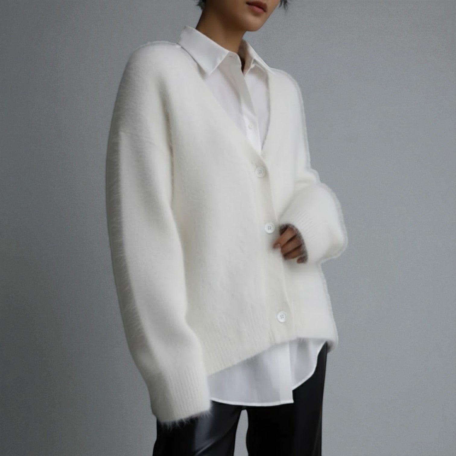 Karlyn – Women's Knit Sweater with V-Neck