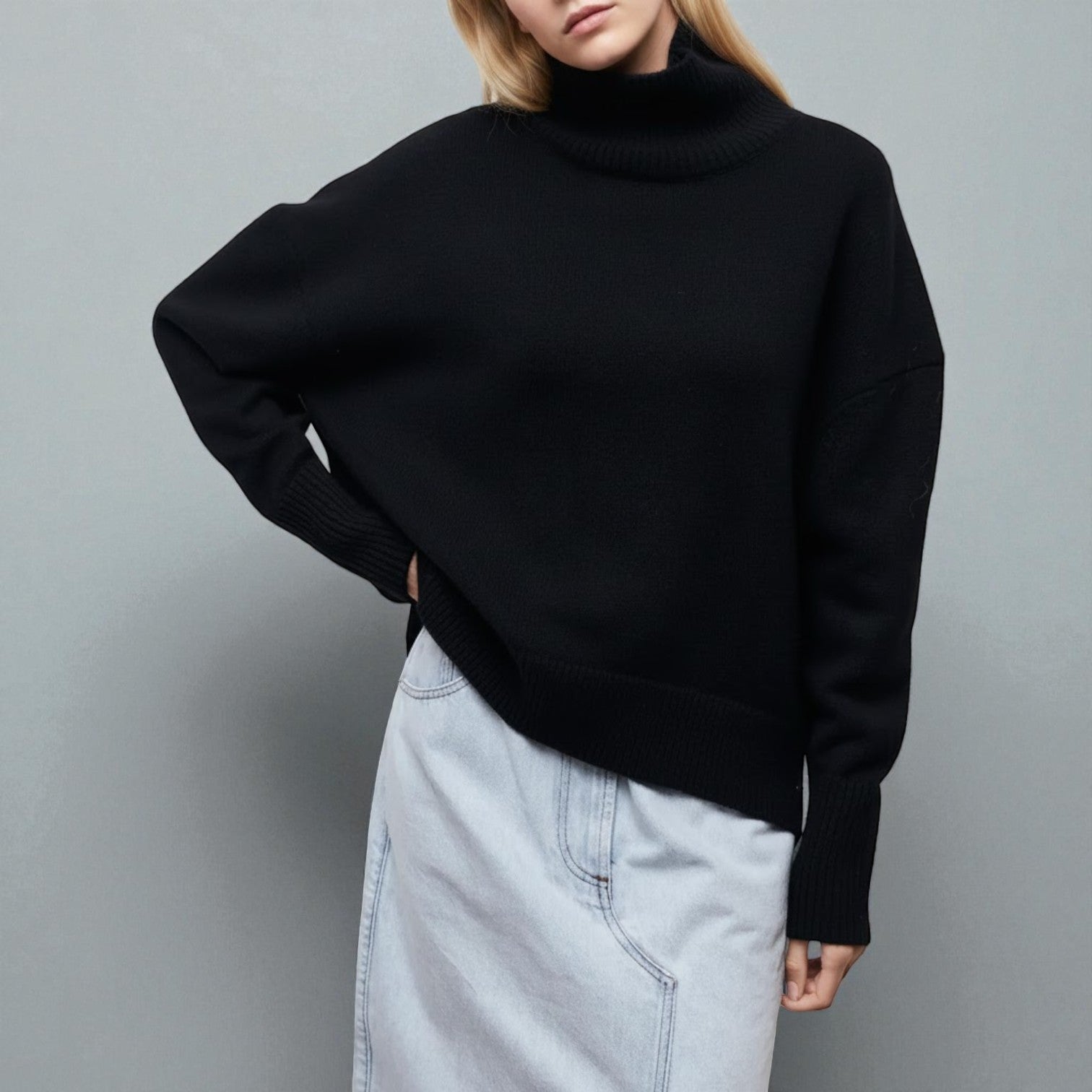 Isalie – Women's Turtleneck Sweater