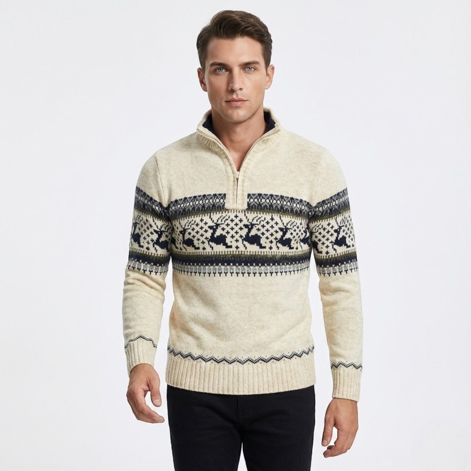 Elian – Men's Cotton Winter Sweater