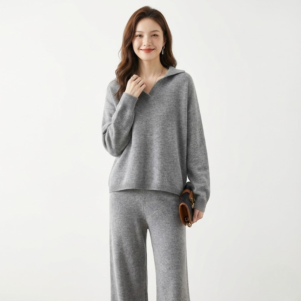 Noemi – Women's Wool Leisure Set Two-Piece