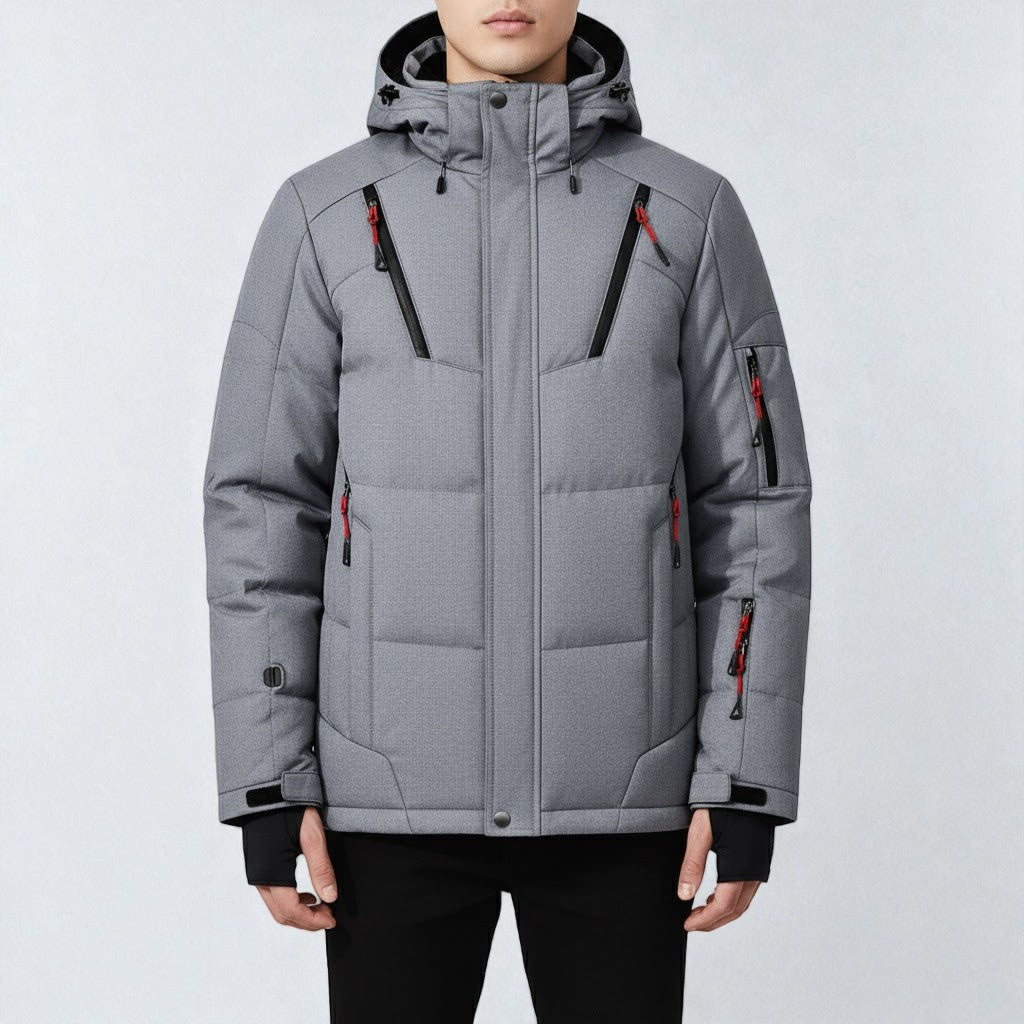 Theo – Men's Winter Jacket made of Wool Blend with Warm Insulation