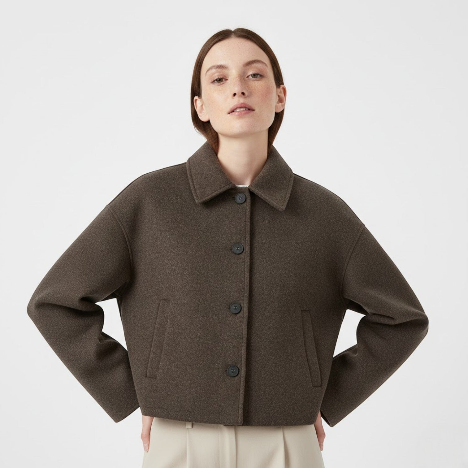 Kharla – Women's Wool Coat Oversized