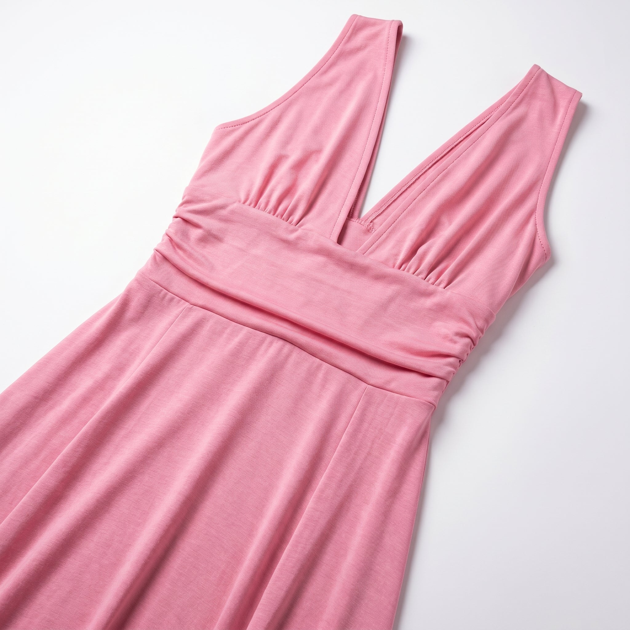 Women's Summer Party Plunge Maxi Dress with High Split