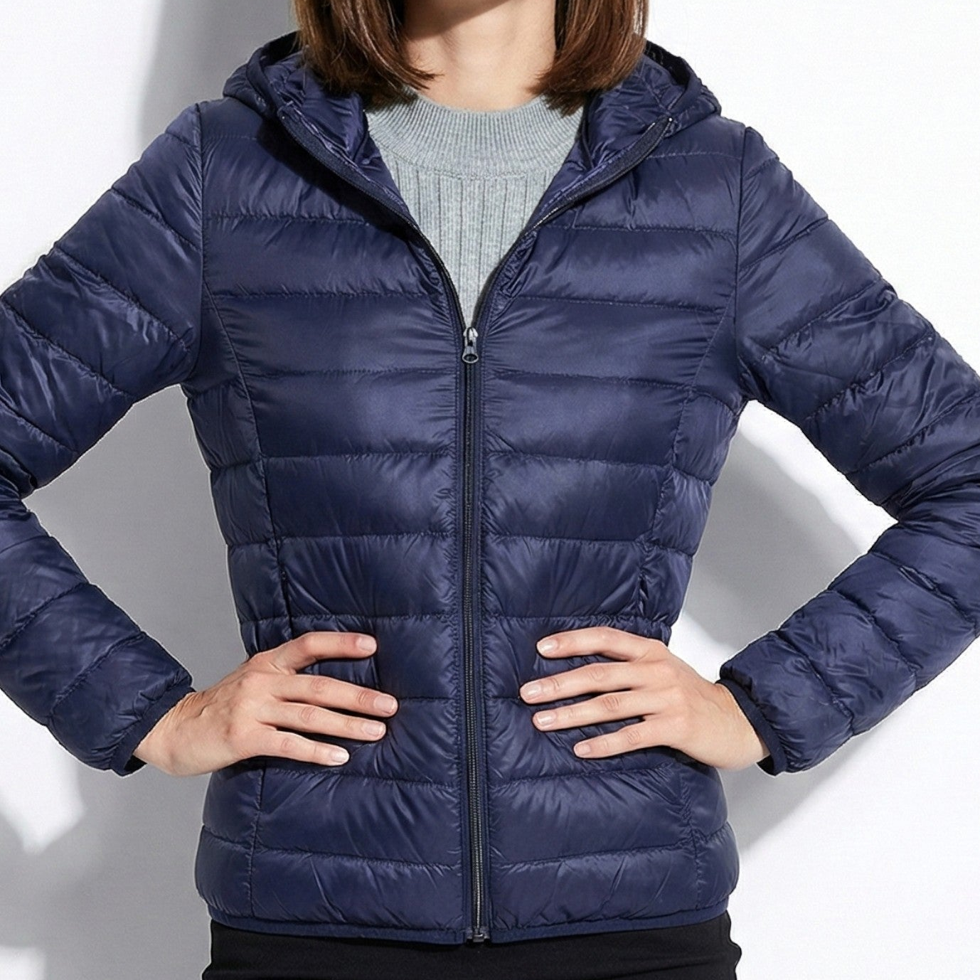 Eleanor - Women's Warm Hooded Puffer Jacket