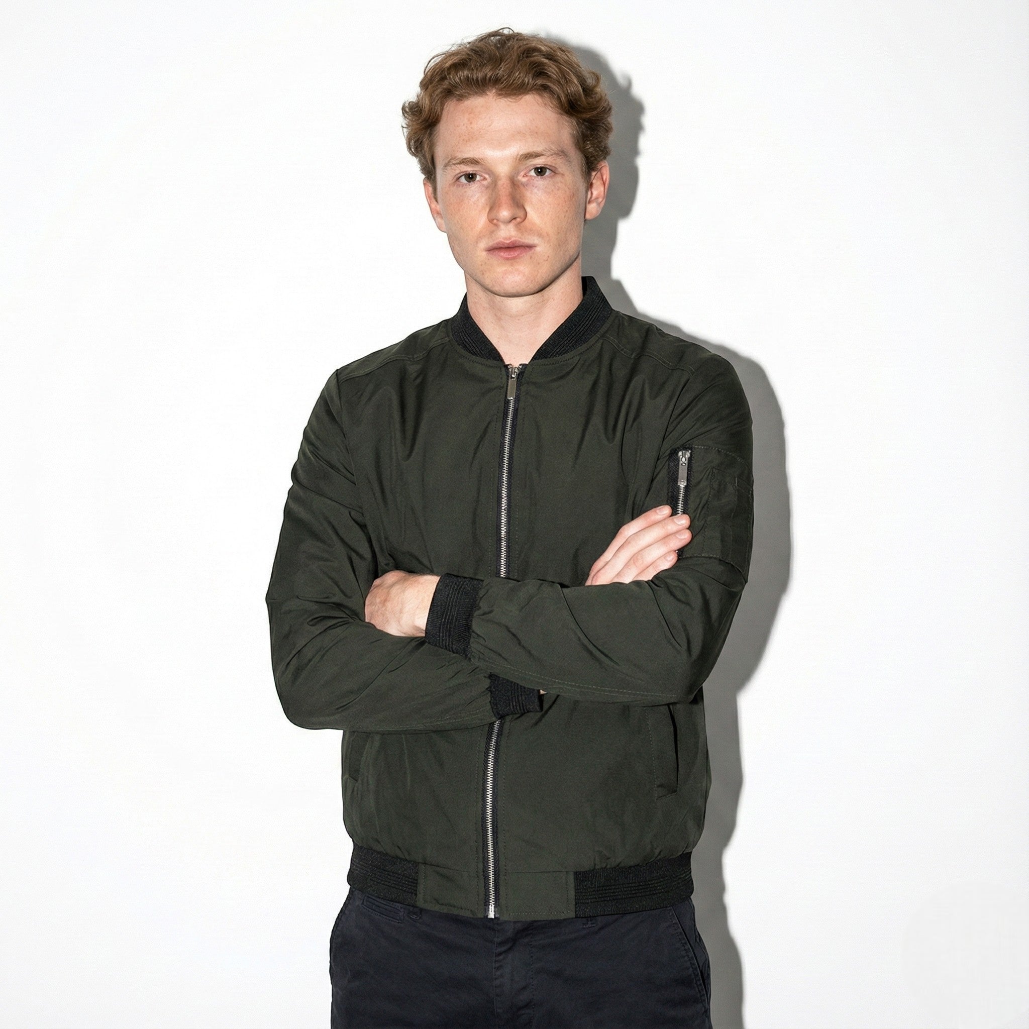 Craig - Men's Lightweight Zip-up Bomber Jacket