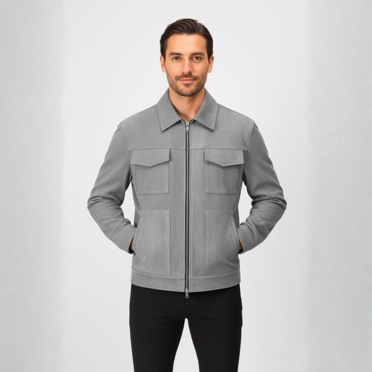 Nerio – Men's Cotton Overshirt Jacket