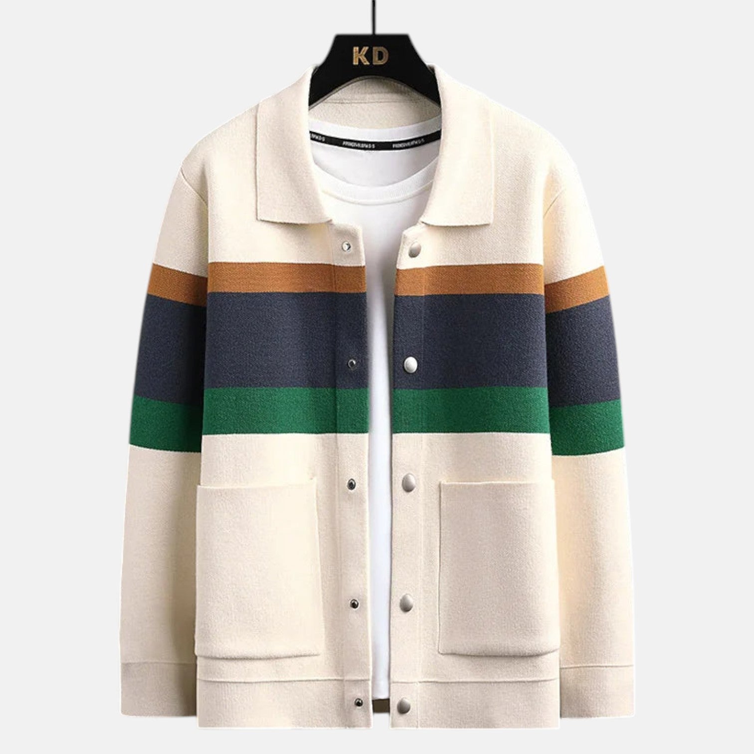 Elias – Men's Wool Cardigan