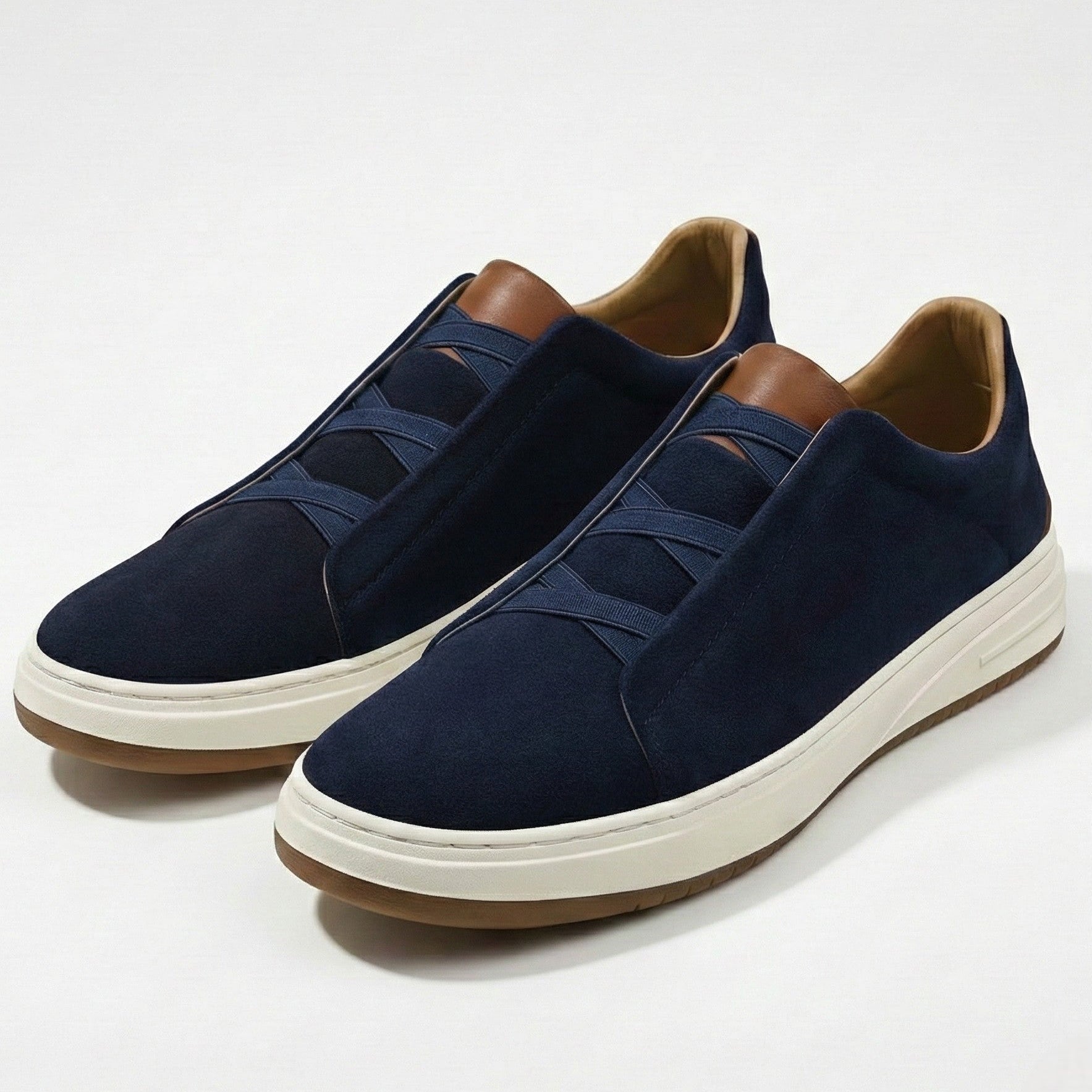 Charlie - Men's Casual Suede Slip-On Shoes with Soft Cushioned Sole