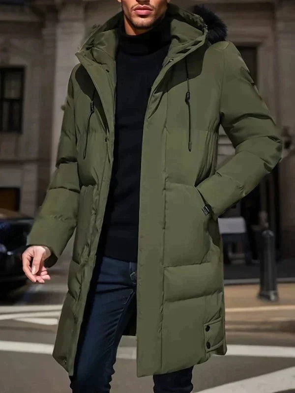 Frank – Long, waterproof winter parka with hood