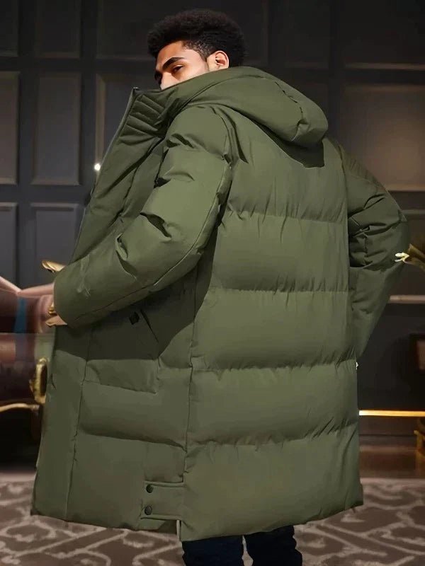 Frank – Long, waterproof winter parka with hood