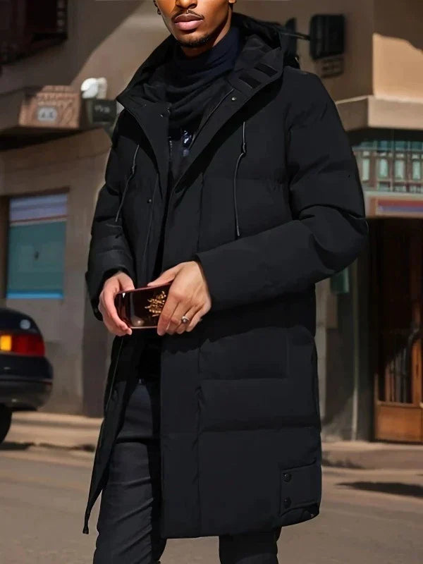 Frank – Long, waterproof winter parka with hood