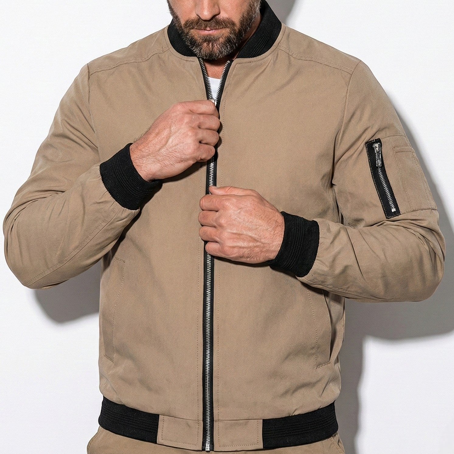 Craig - Men's Lightweight Zip-up Bomber Jacket