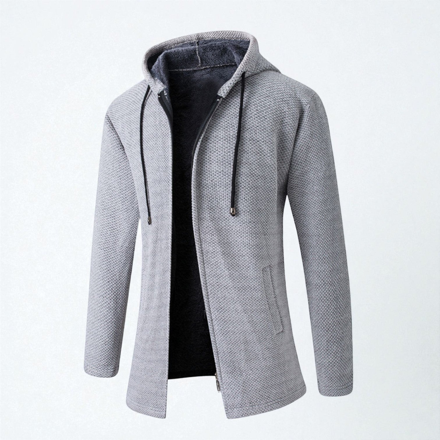 Leon – Longline Hoodie for Men Fleece with Hood