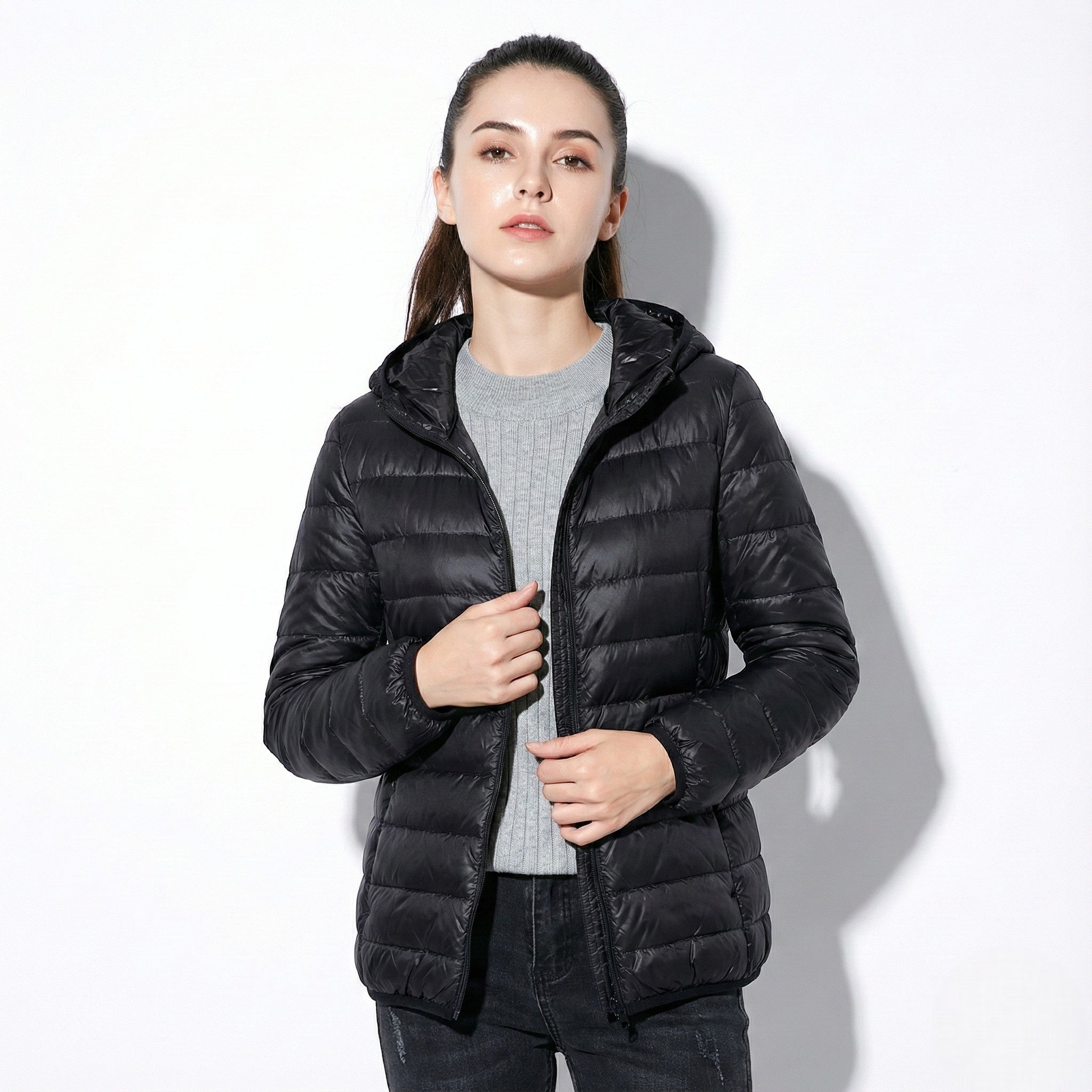 Eleanor - Women's Warm Hooded Puffer Jacket