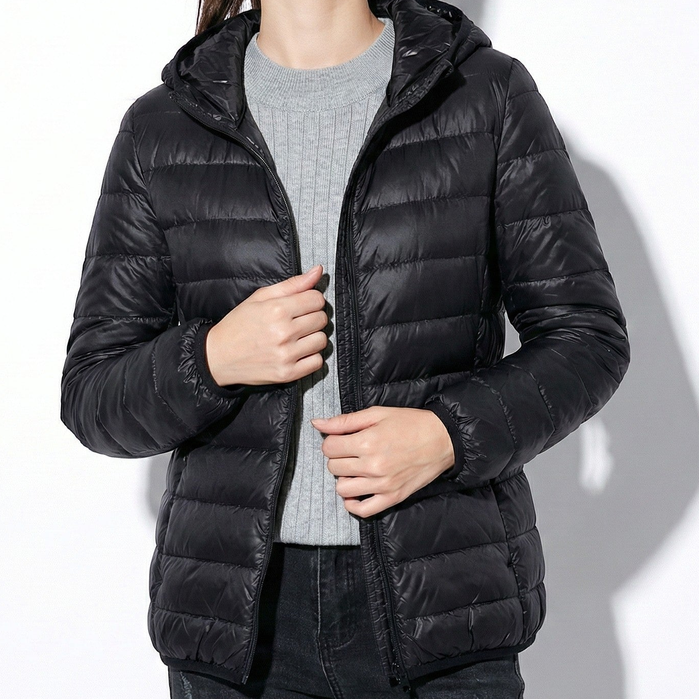 Eleanor - Women's Warm Hooded Puffer Jacket