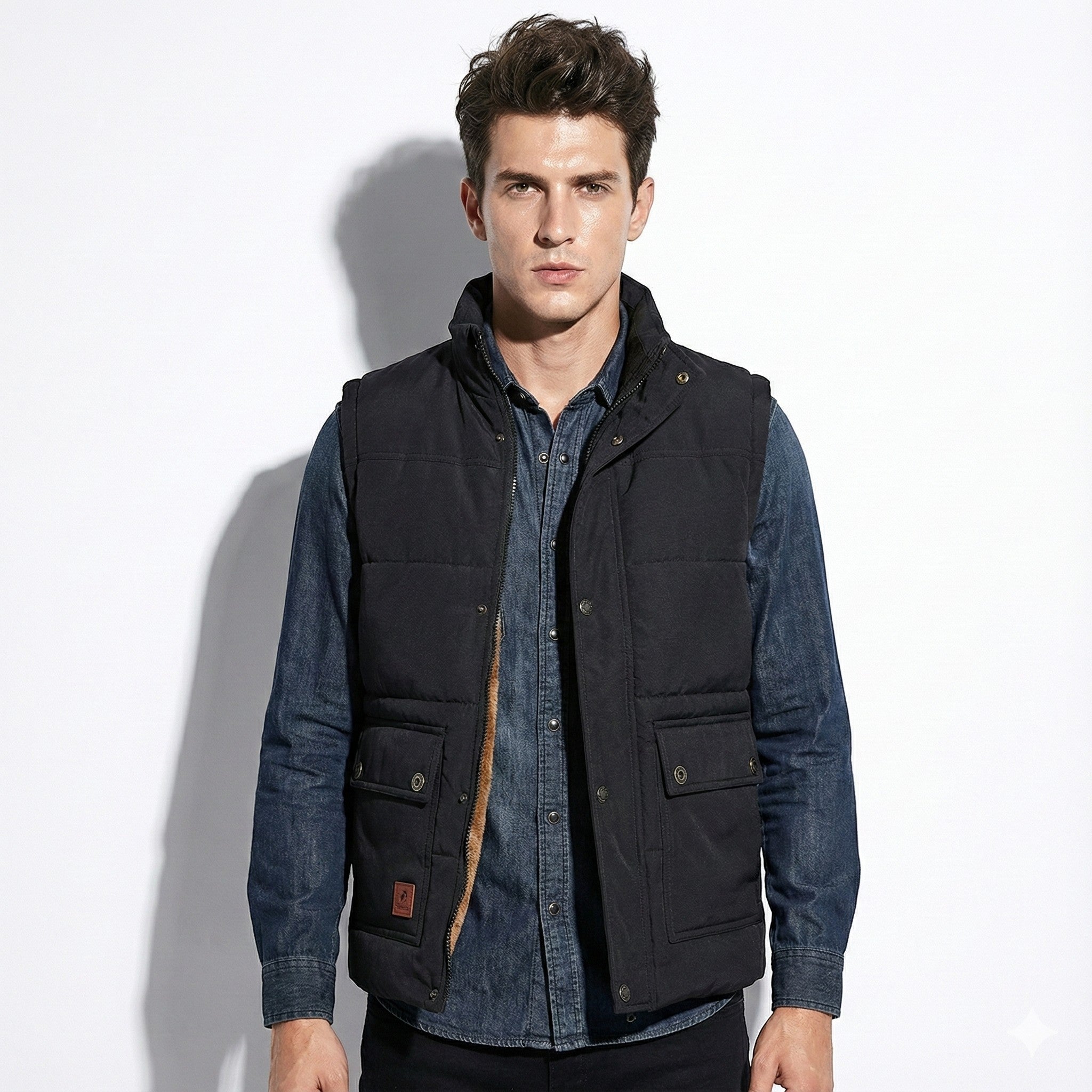 Robert - Men's Regular-Fit Padded Sleeveless Vest