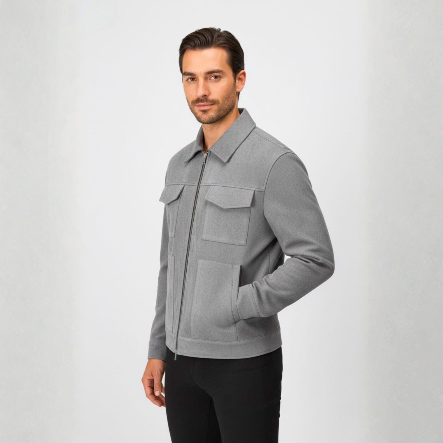 Nerio – Men's Cotton Overshirt Jacket