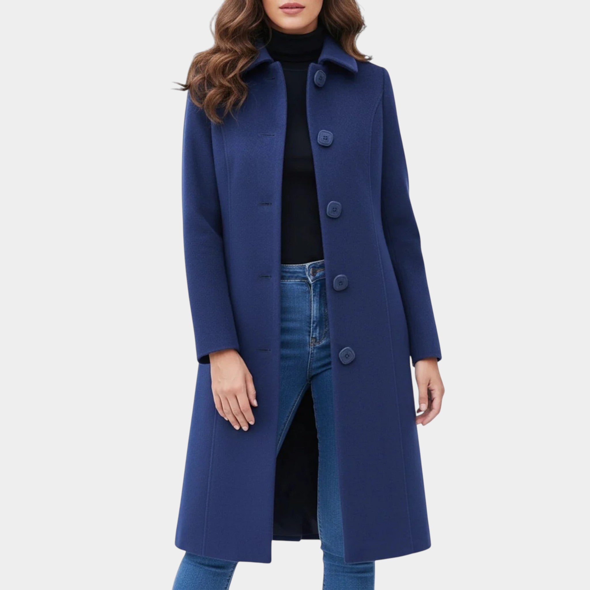 Elise | Women's Single Breasted Winter Trench Coat