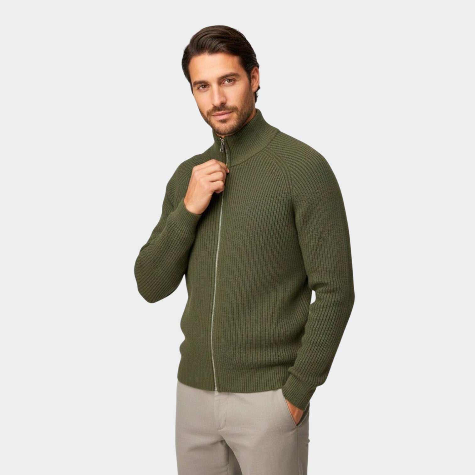 Tarek – Men's Cotton Cardigan