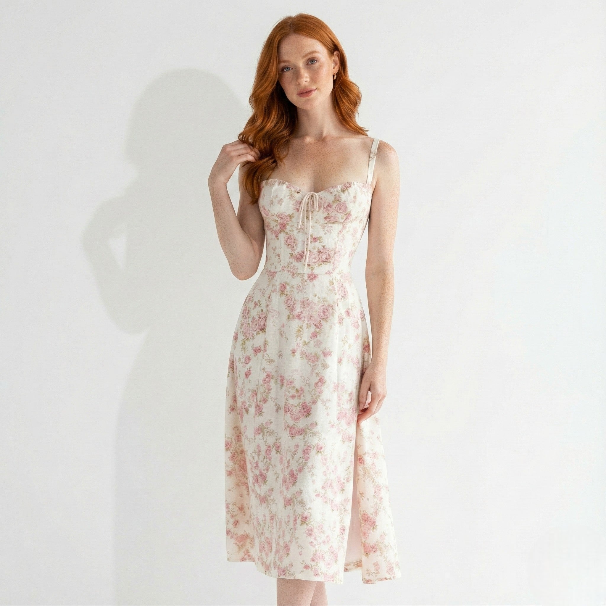 Isla - Women's Flared A-Line Midi Dress