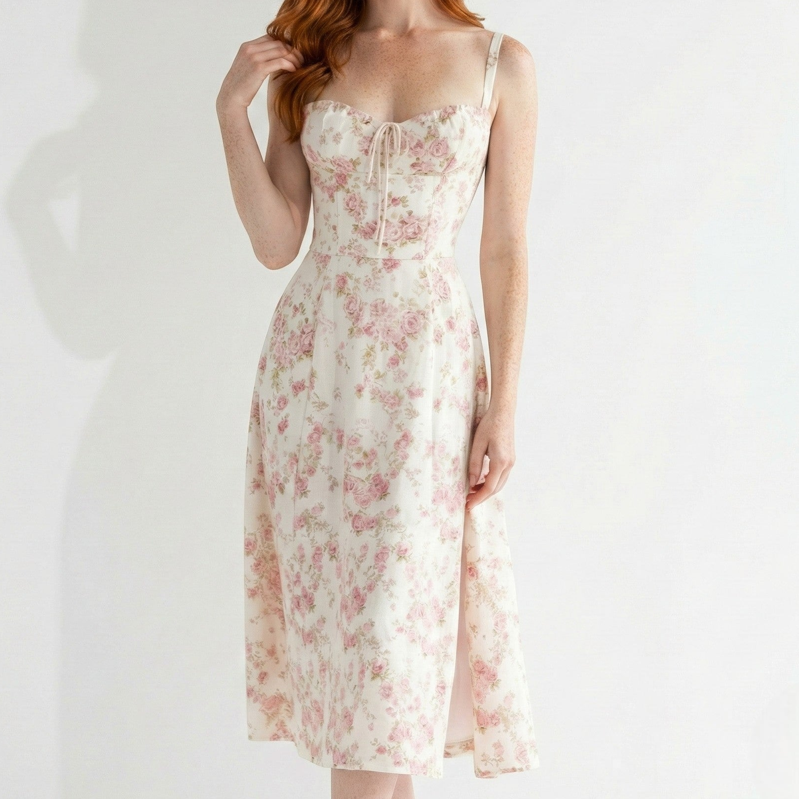 Isla - Women's Flared A-Line Midi Dress