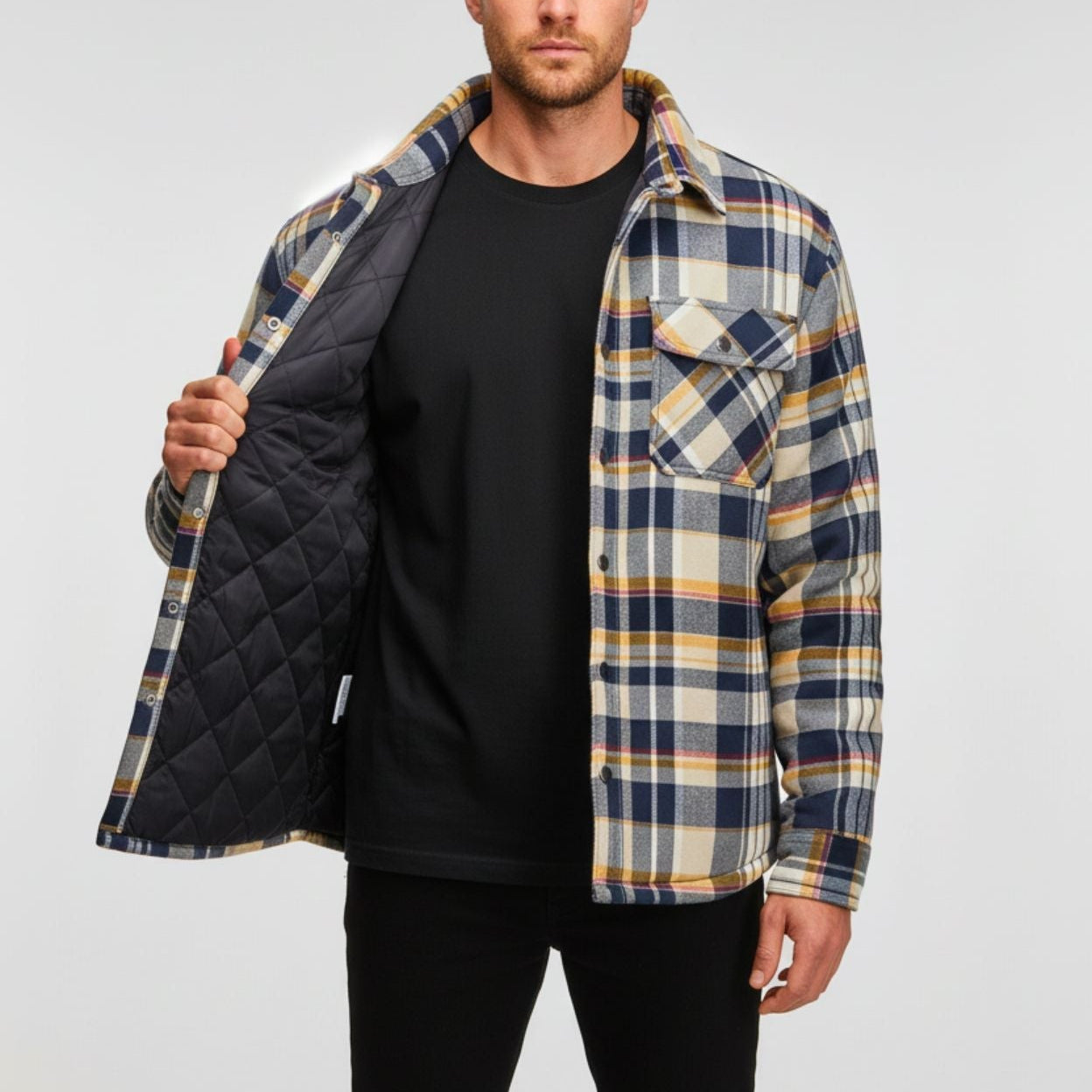 Lennox – Men's Cotton Overshirt Jacket