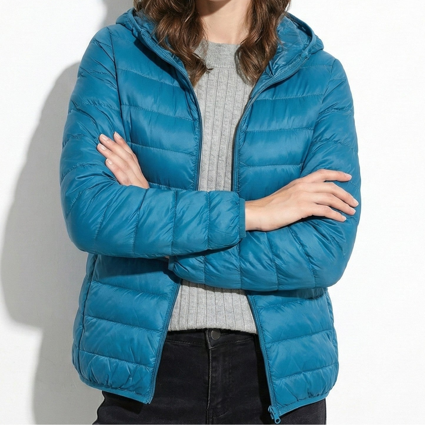 Eleanor - Women's Warm Hooded Puffer Jacket