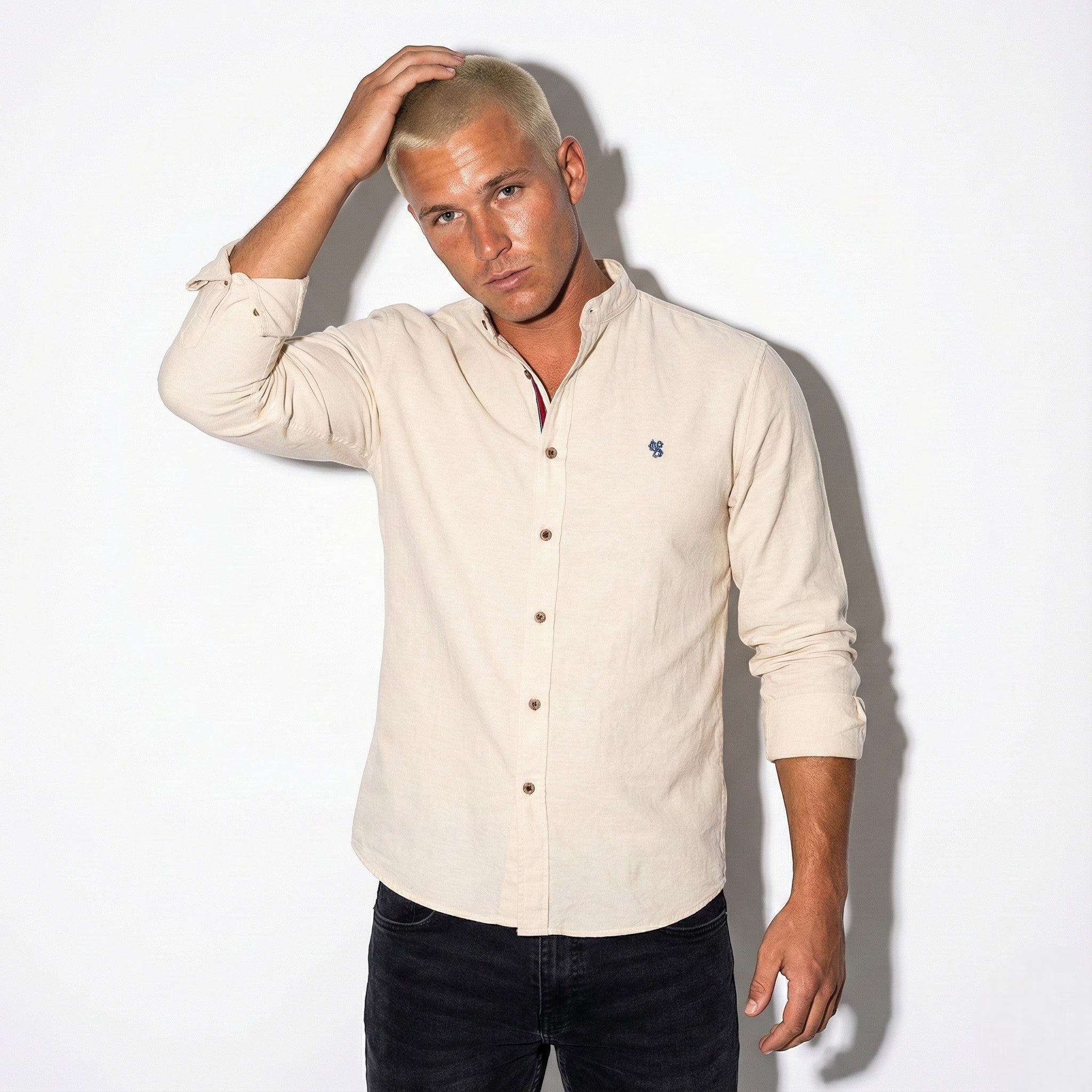 Patrick - Men's Modern Long-Sleeved Polo Shirt