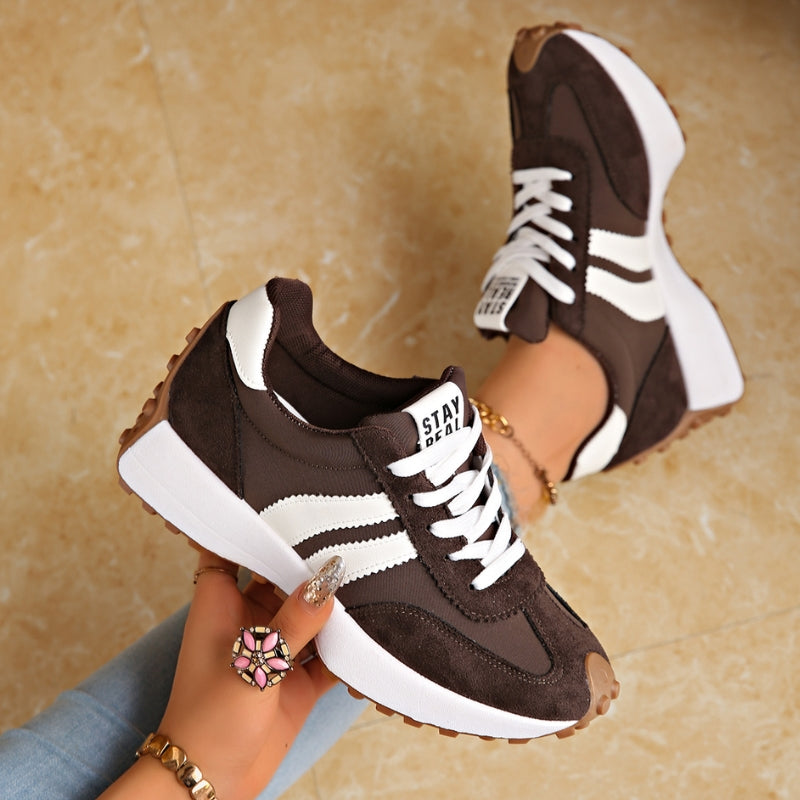 Riley - Women's Retro Chunky Sole Low-Top Sneaker