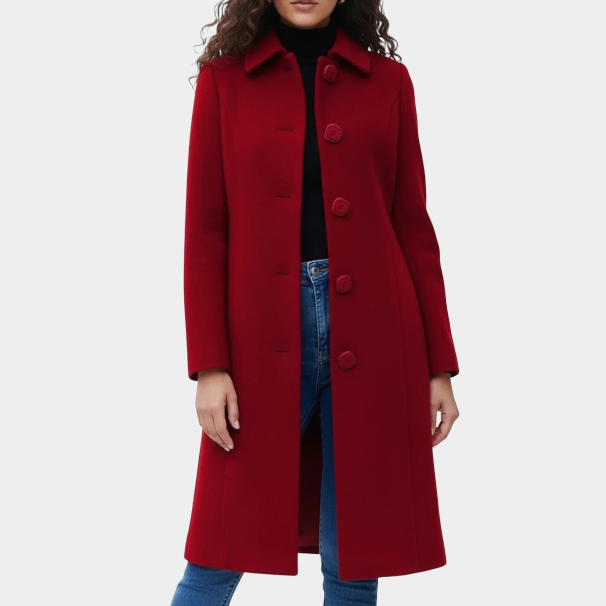 Elise | Women's Single Breasted Winter Trench Coat