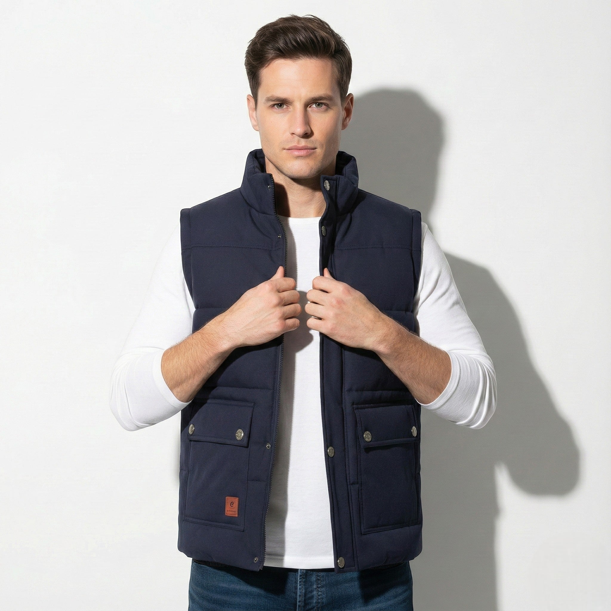 Robert - Men's Regular-Fit Padded Sleeveless Vest