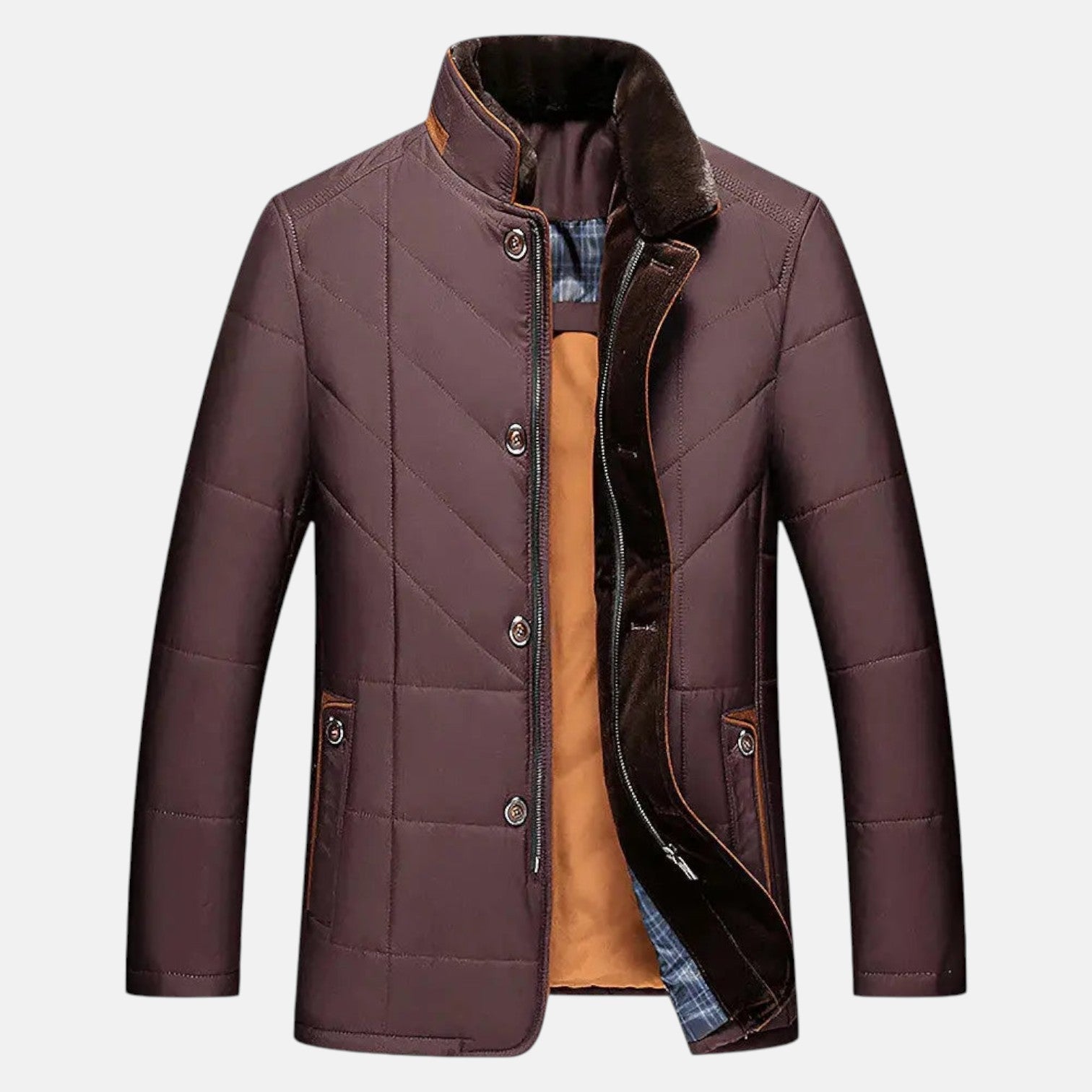 Henrik – Men's Padded Wool Jacket