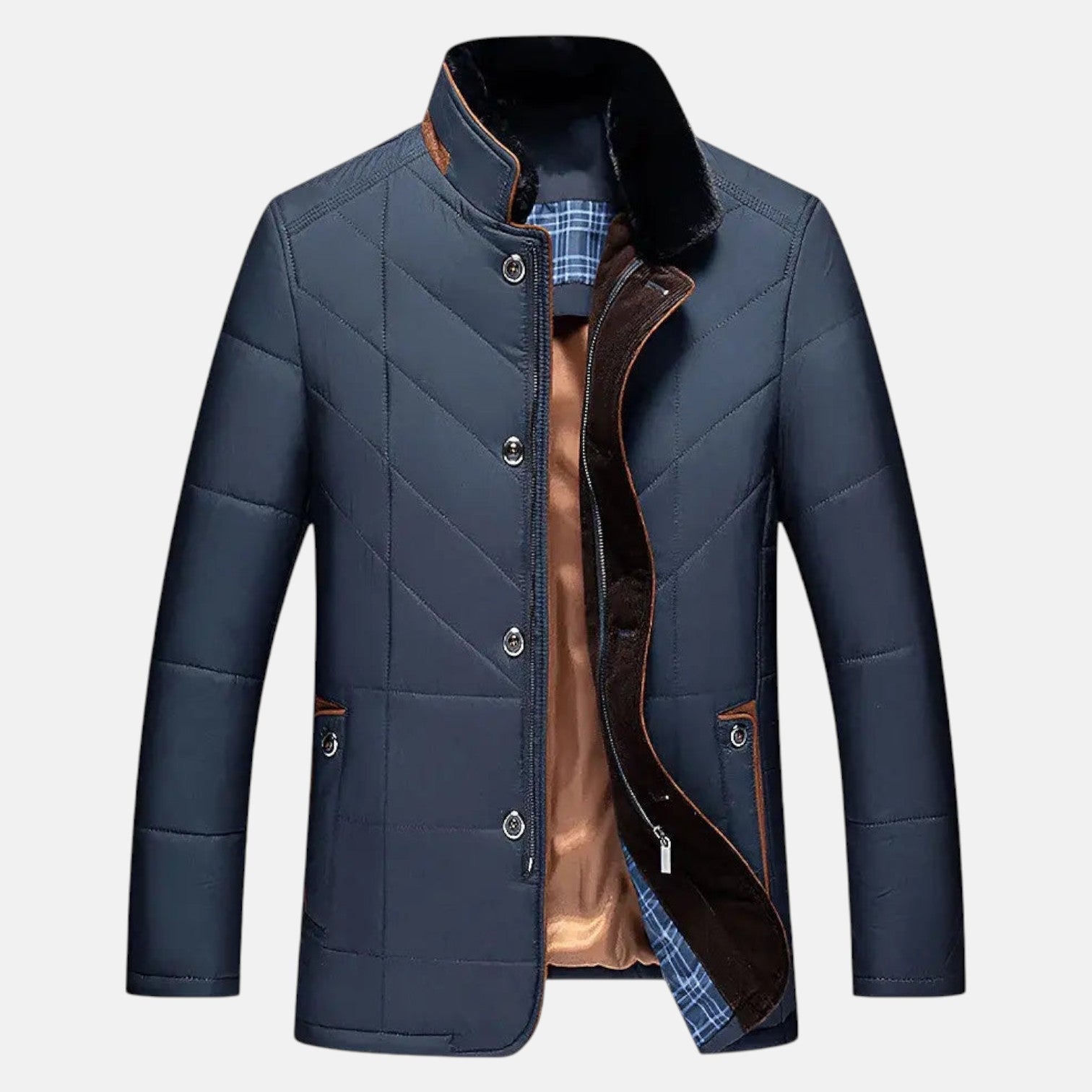 Henrik – Men's Padded Wool Jacket