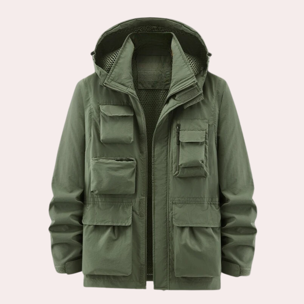 Men's Insulated Winter Parka with Hood