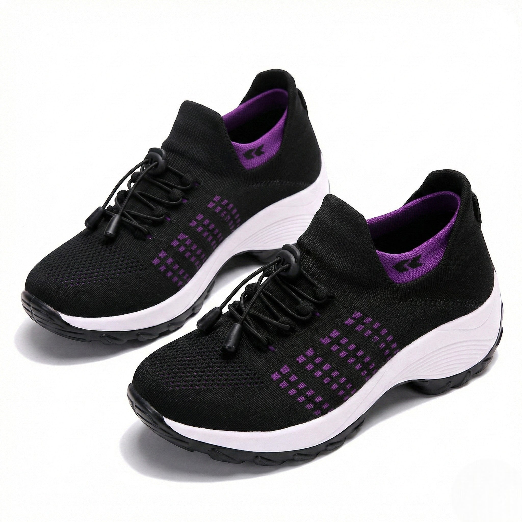 Freya - Women’s Lightweight Breathable Trainers with Toggle Laces