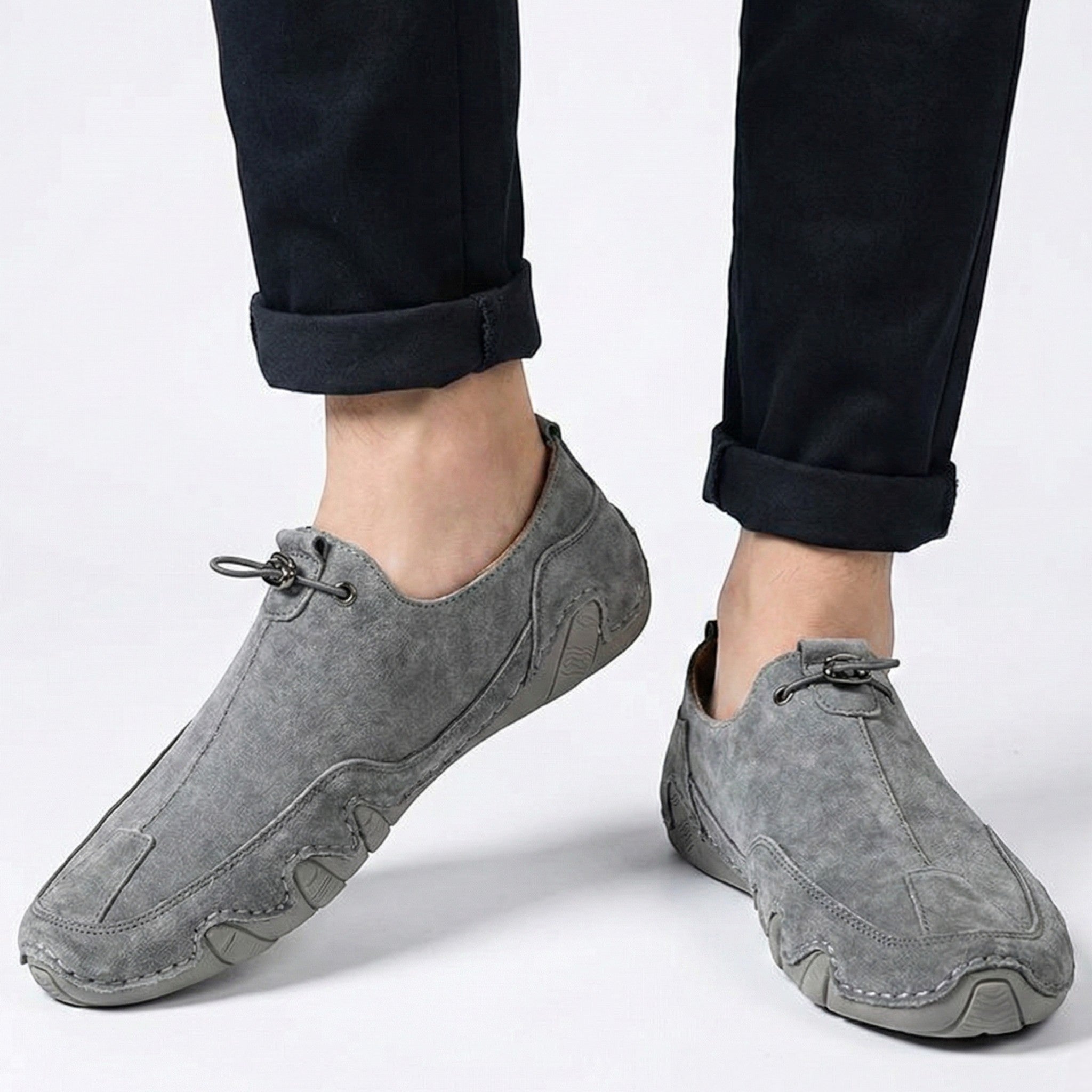 Arthur - Men’s Casual Slip-On Loafers With Lace