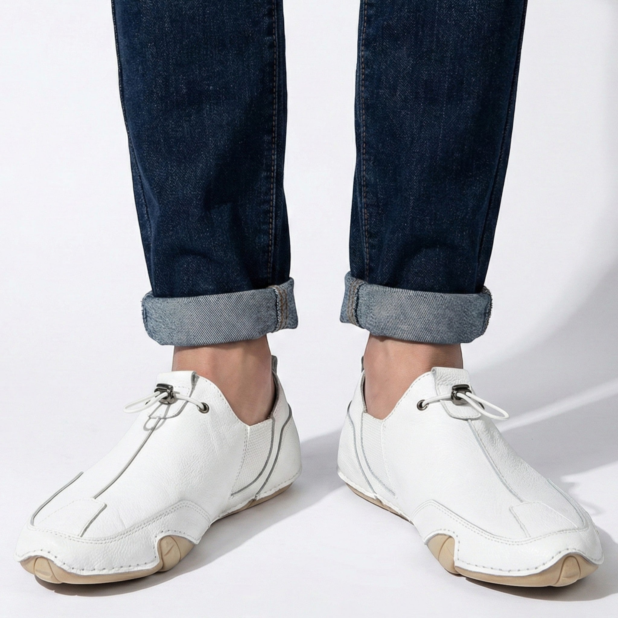 Arthur - Men’s Casual Slip-On Loafers With Lace