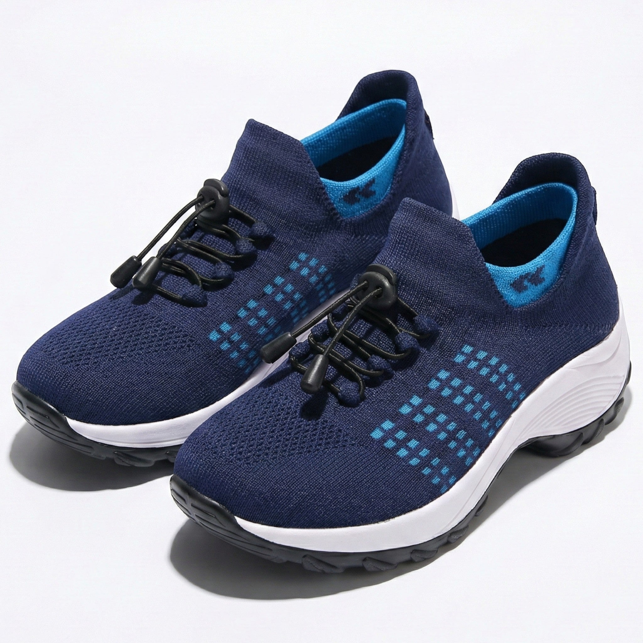 Freya - Women’s Lightweight Breathable Trainers with Toggle Laces