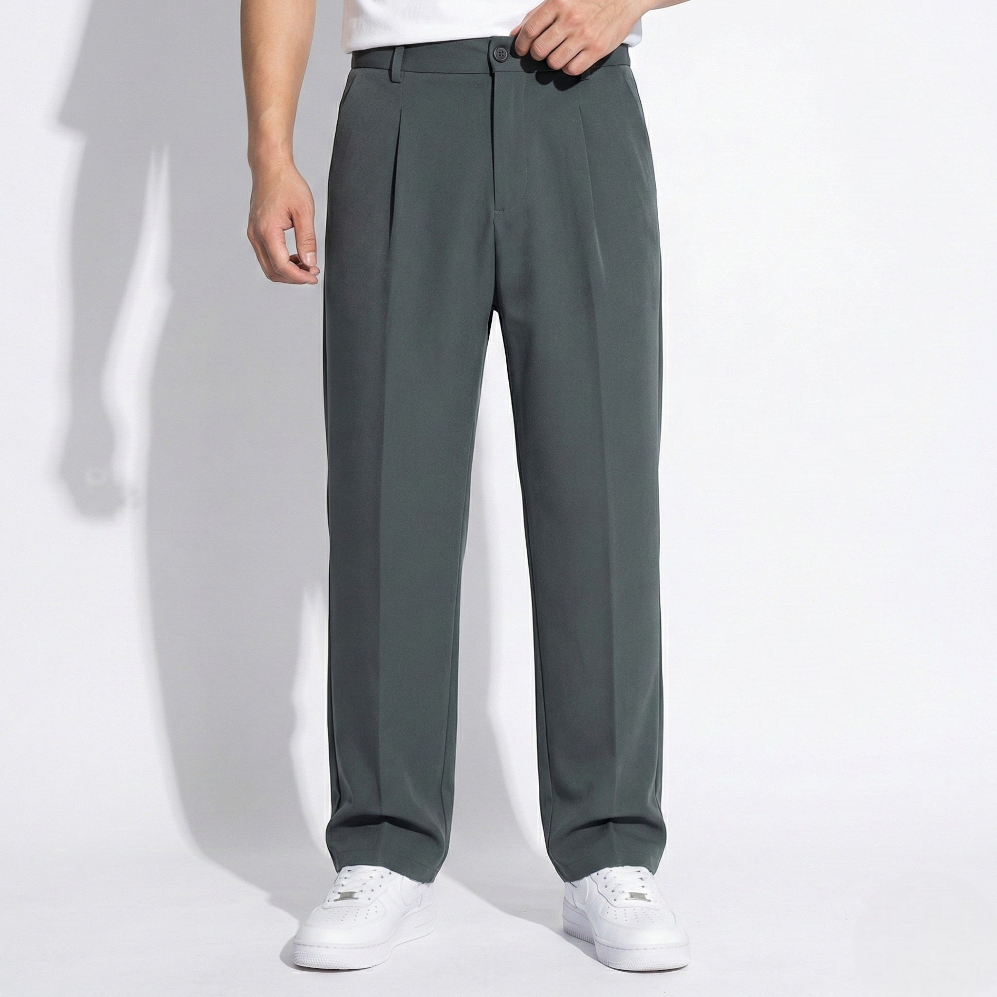 Thomas - Men's Regular Fit Casual Trousers