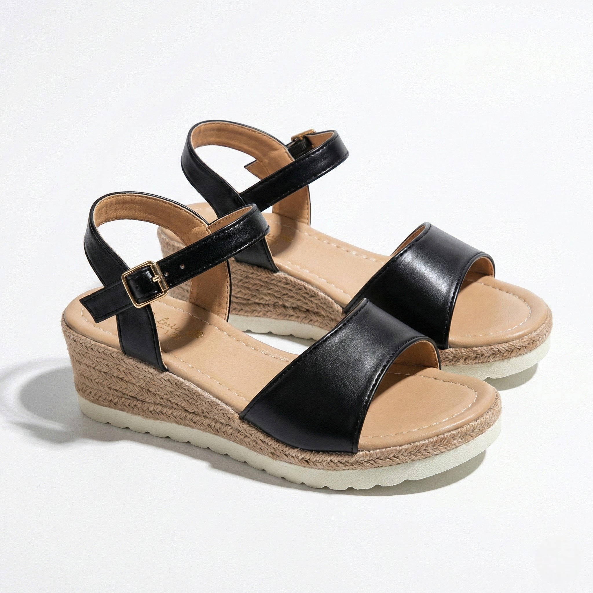 Florence - Women's Wedge Sandals with Adjustable Ankle Straps