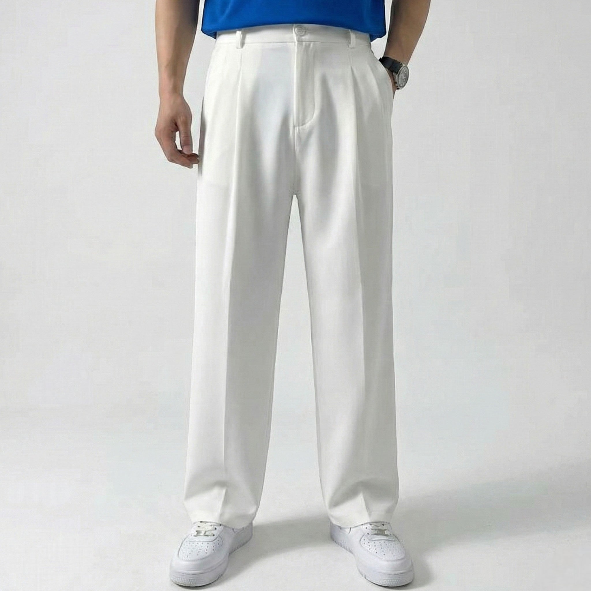 Thomas - Men's Regular Fit Casual Trousers