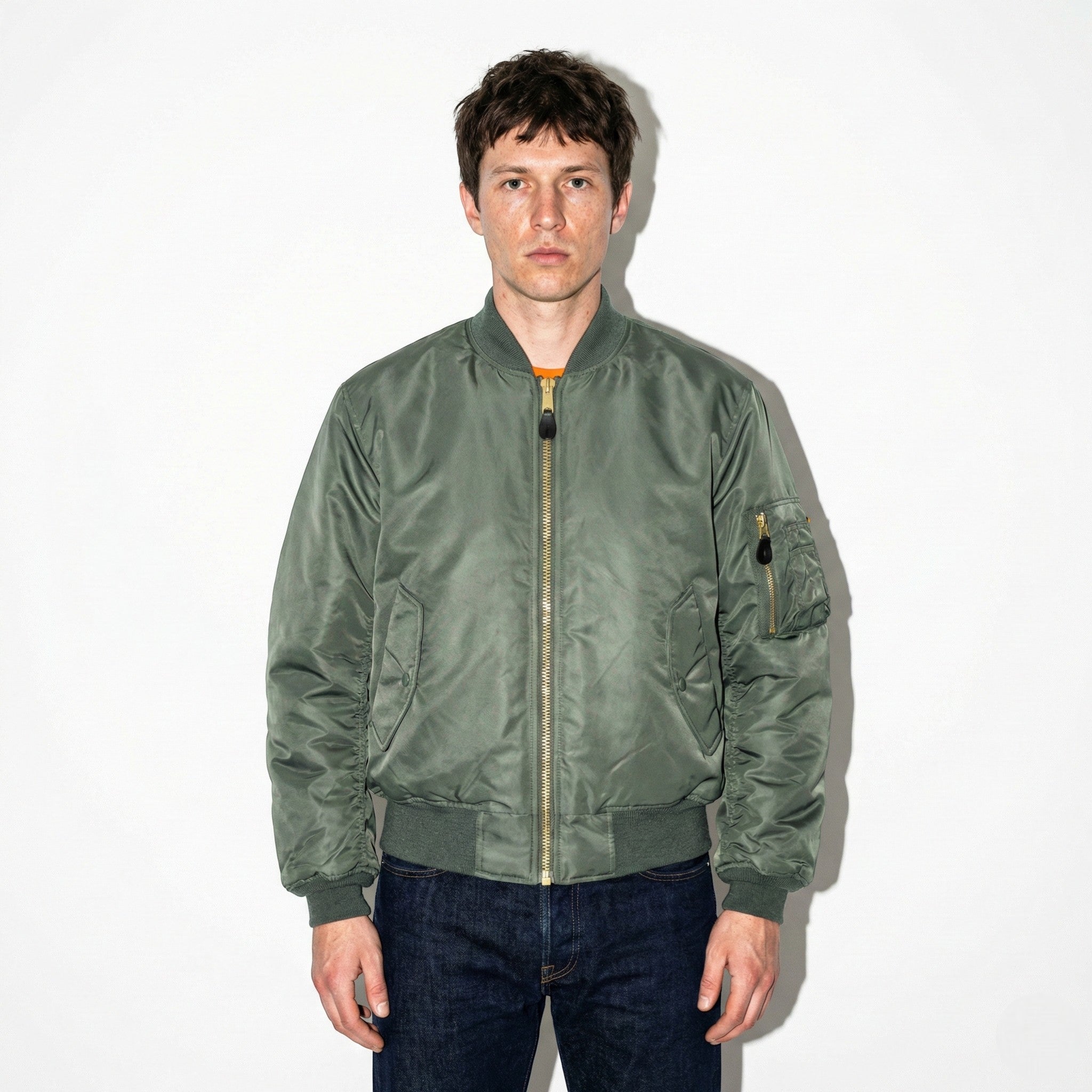 Oliver - Unisex Classic Bomber Jacket with Utility Pocket