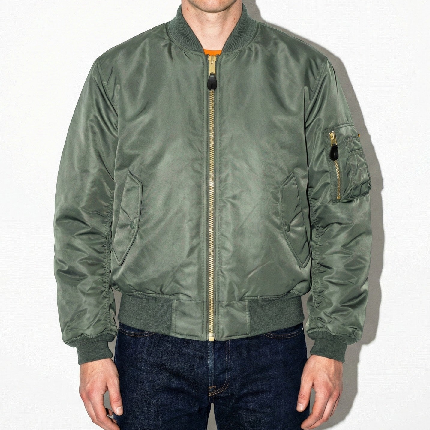 Oliver - Unisex Classic Bomber Jacket with Utility Pocket