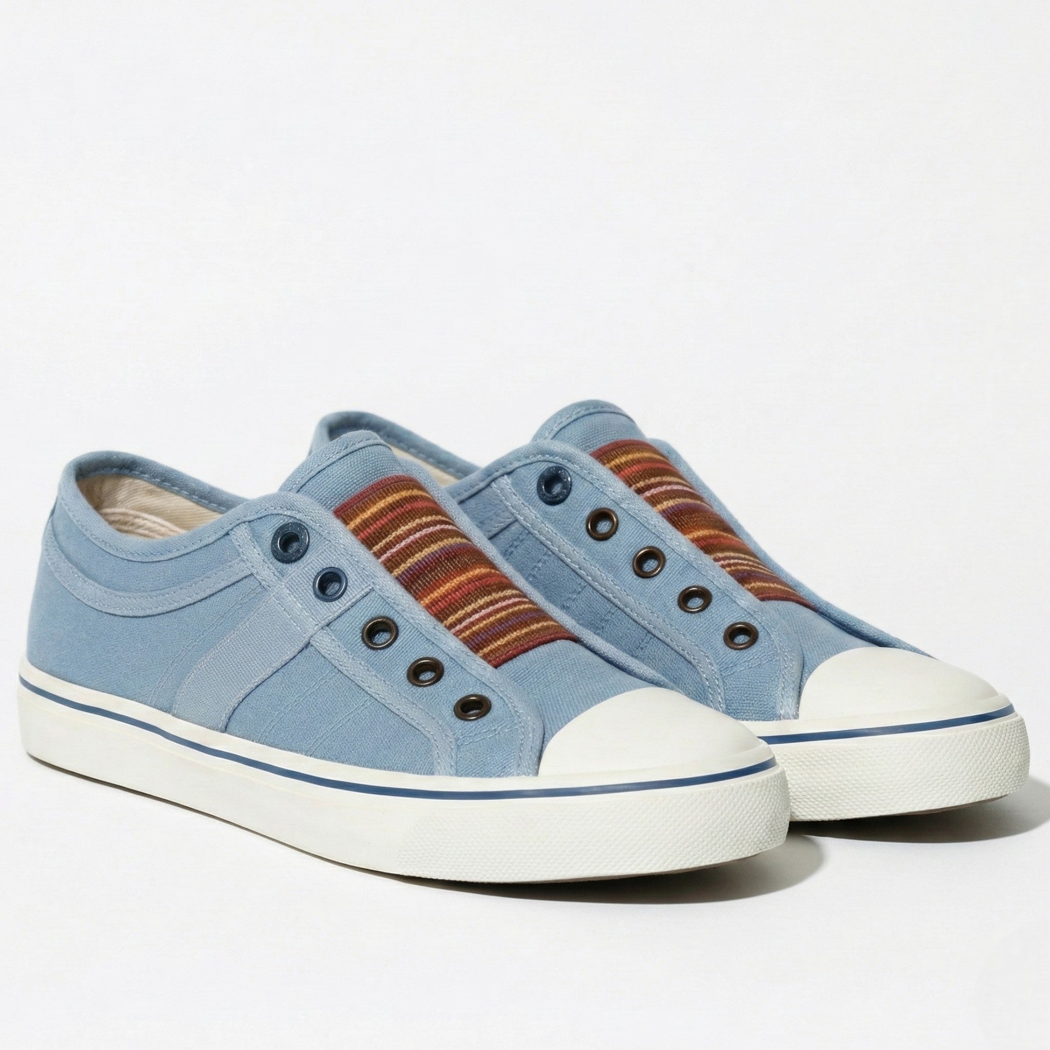 Bethany - Women’s Canvas Slip-On Round Toe Sneakers