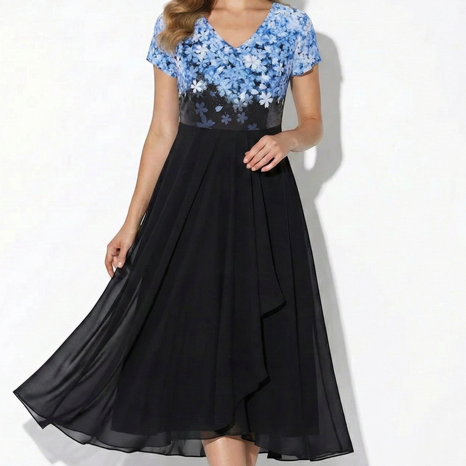 Beatrice - Women's Flowing and Comfortable Chiffon Dress