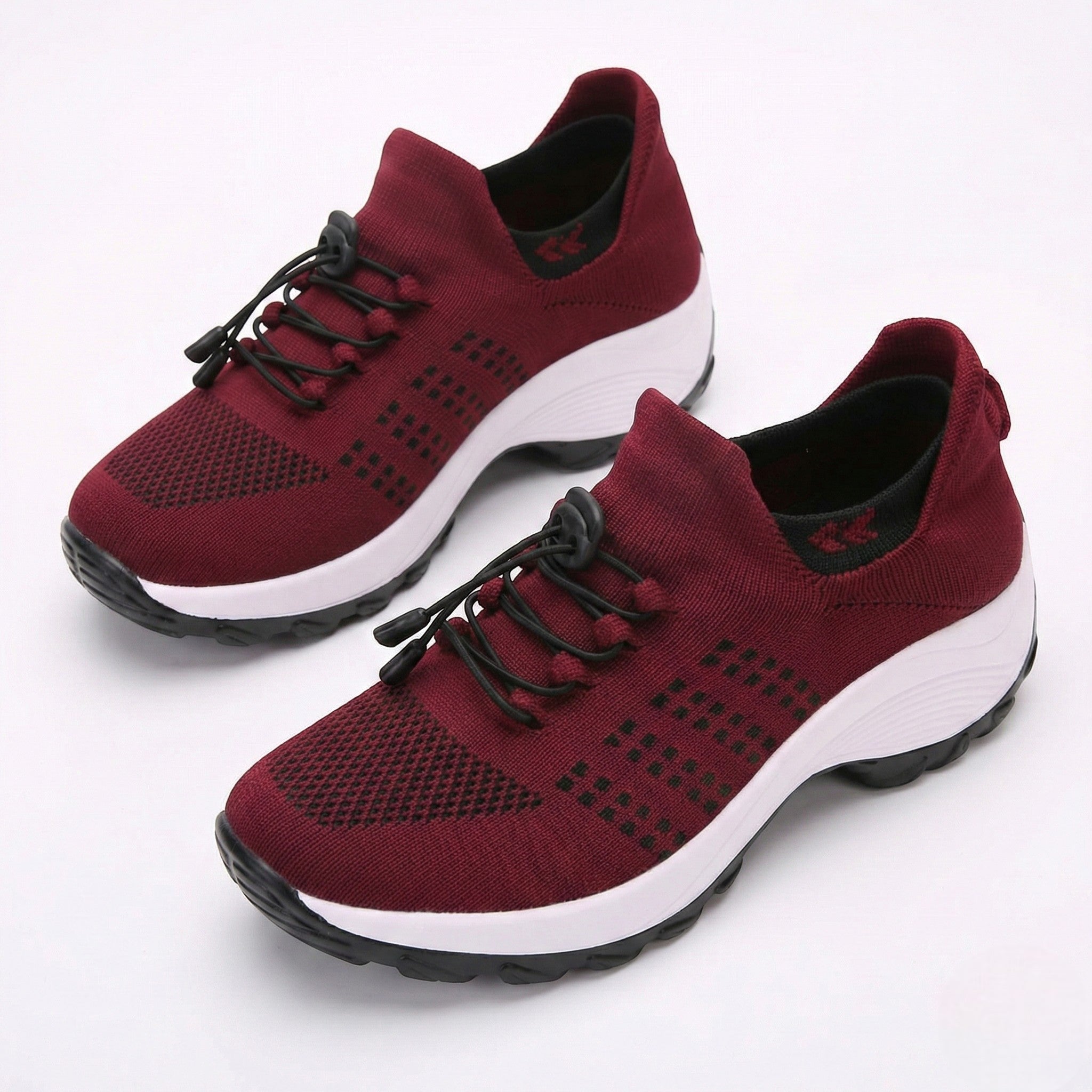 Freya - Women’s Lightweight Breathable Trainers with Toggle Laces