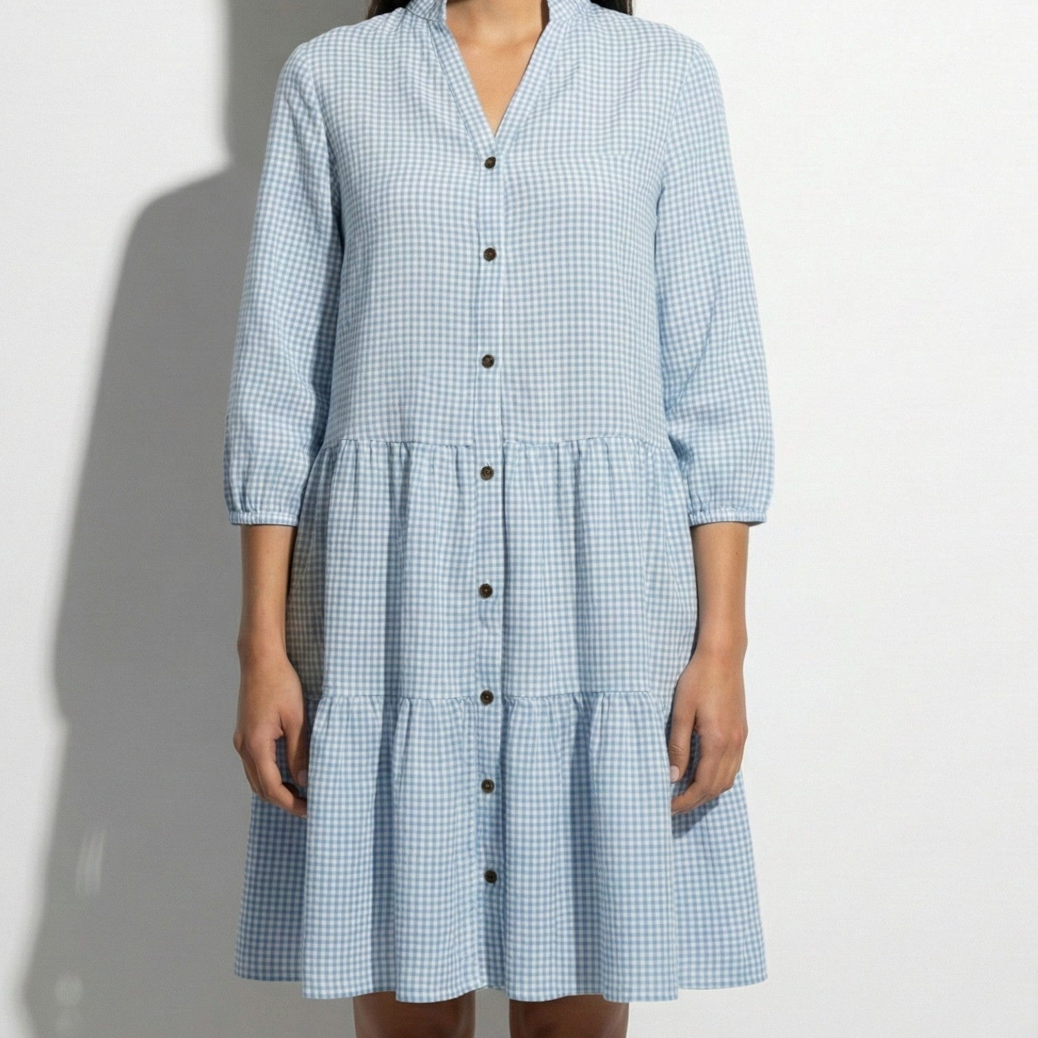 Mila – Women's Lightweight Buttoned Mini Dress